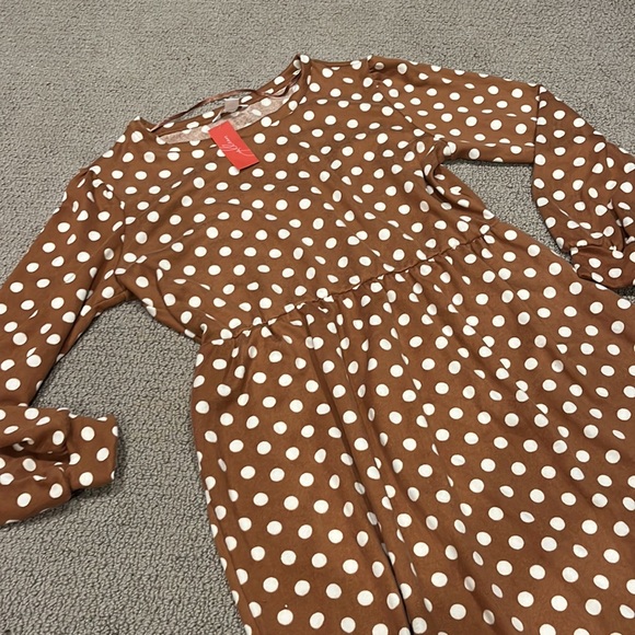 jillian harris  X joe fresh polka dot dress NEW size L - Picture 4 of 7